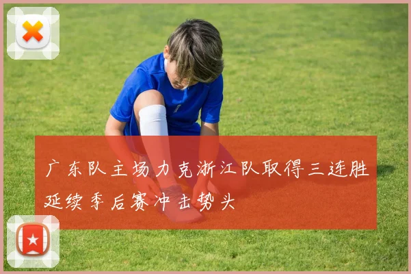 广东队主场力克浙江队取得三连胜延续季后赛冲击势头